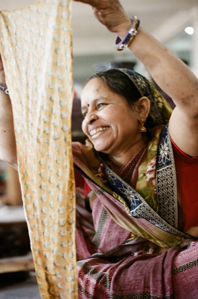 Kyra Midi Dress ~ Tangerine