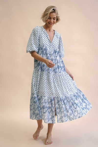 Nora Maxi Dress ~ Aquamarine