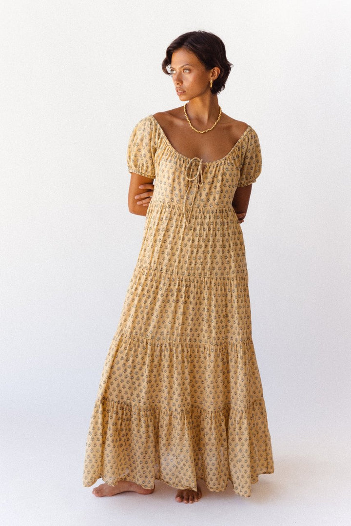 Sita Maxi Dress ~ Daffodil