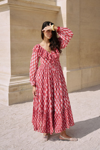 Pari Maxi Dress ~ Sangria