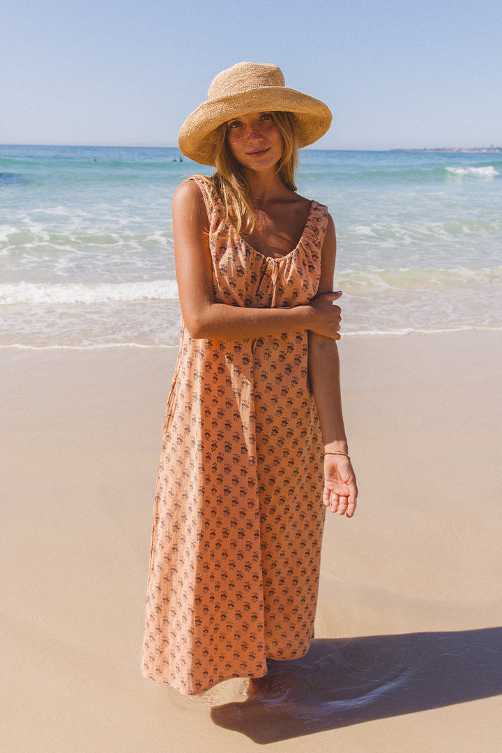 Sundress Midi ~ Peach