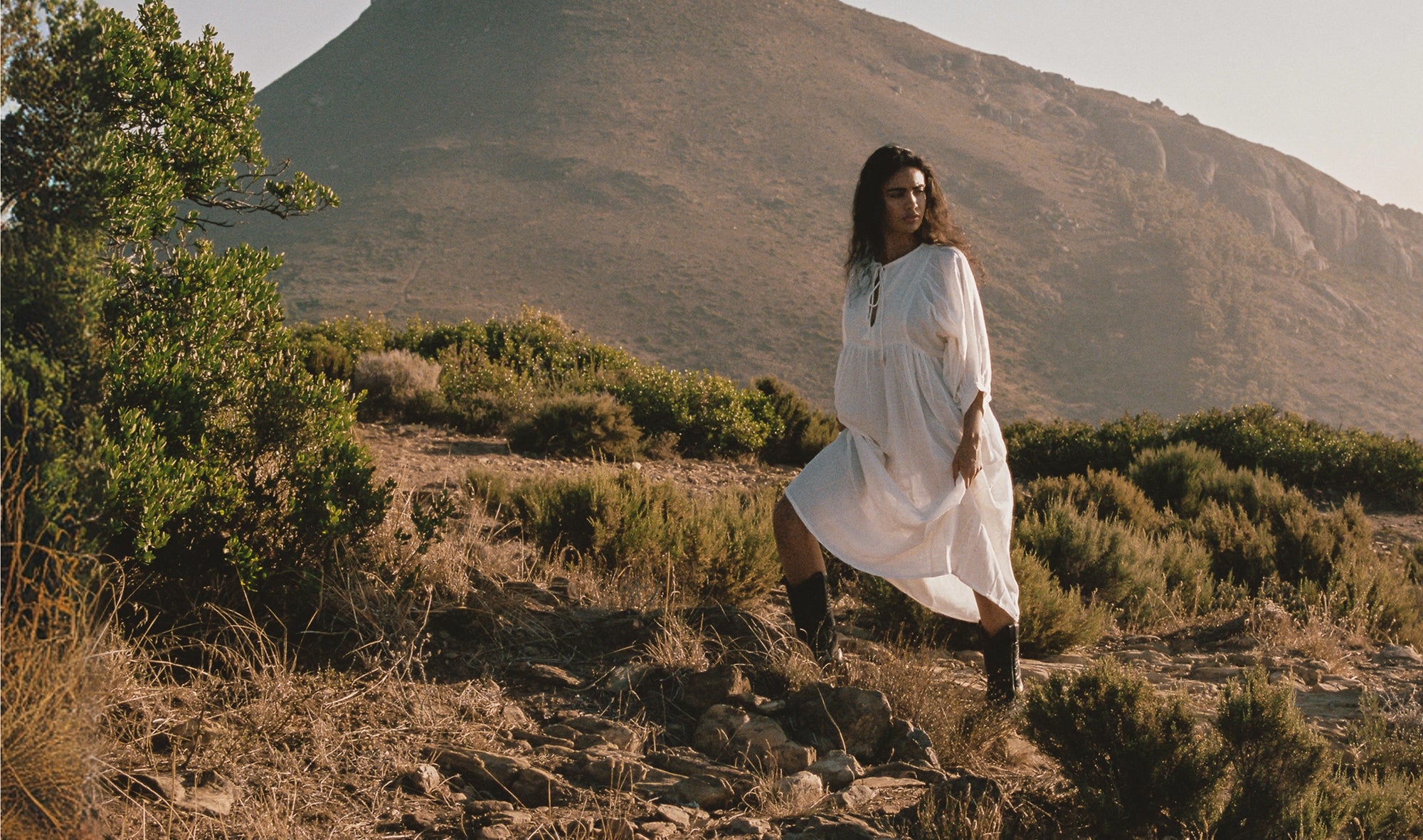 Kyra Midi Dress ~ Tangerine