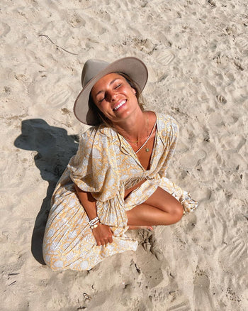 Kyra Midi Dress ~ Cumin