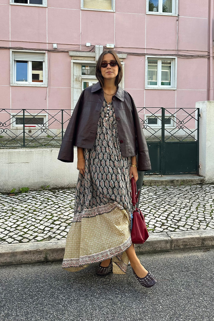 Bhoomi Maxi Dress ~ Onyx