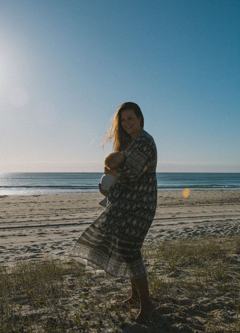 Jasmine Midi Dress ~ Charcoal
